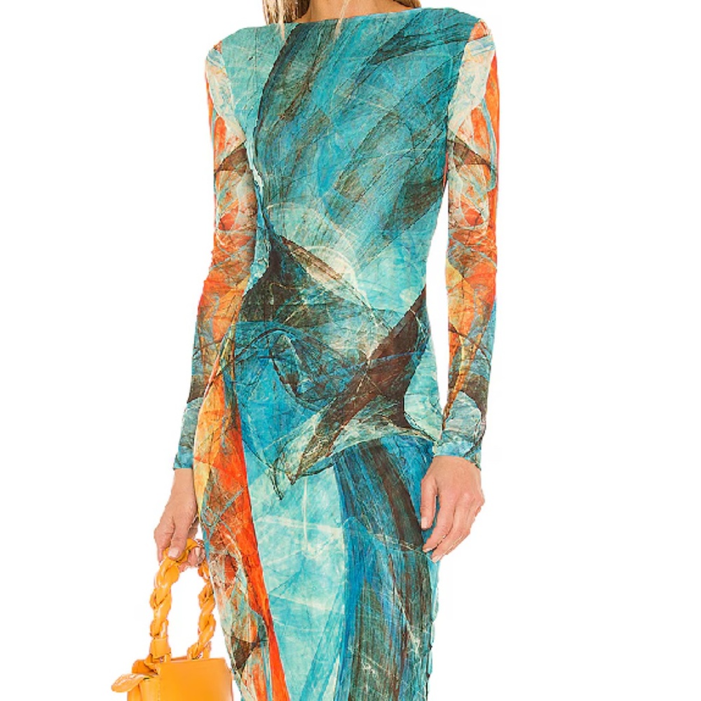 Farai London x REVOLVE Delilah Dress | Ocean Blue | XS | Bodycon